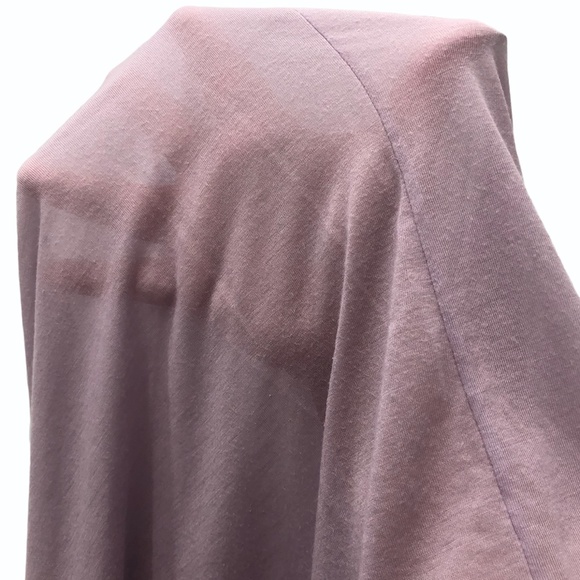 PIPER & SPARROW MAUVE/PINK V NECK OVERSIZED SHIRT - Picture 3 of 10
